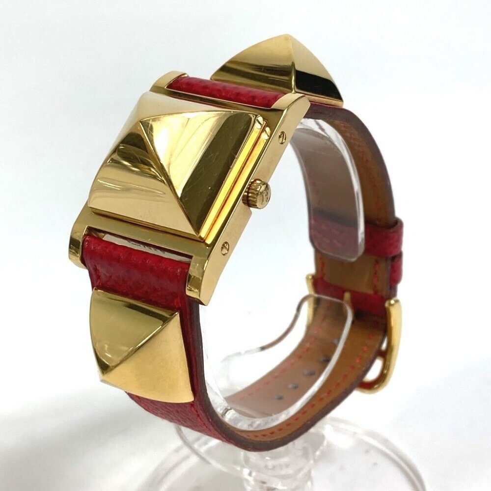 HERMES Medor Quartz Bracelet Watch Wristwatch - Picture 14 of 16